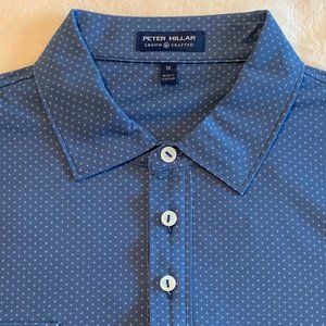 Peter Millar - never worn - Rainbow Performance Jersey Polo (Crown Crafted)